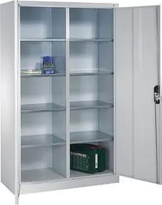 CP Stahlschrank 8931-311 S10121 lichtgrau 120,0 x 50,0 x 195,0 cm, aufgebaut