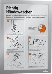 DURABLE Magnetrahmen selbstklebend DURAFRAME® silber A4, 2 St.