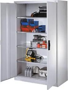 CP Stahlschrank 8932-00 S10600 lichtgrau 120,0 x 60,0 x 195,0 cm, aufgebaut
