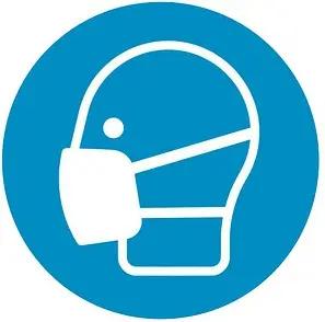 SafetyMarking® Gebotsaufkleber "Maske benutzen" rund 20,0 cm