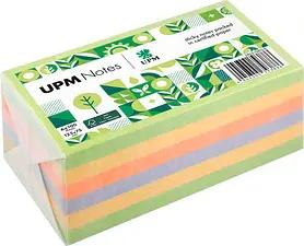 UPM Notes Springmix Haftnotizen doppelte Haftung farbsortiert, 6 Blöcke