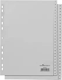 DURABLE Ordnerregister Vollformat 1-52 grau 52-teilig, 1 St.