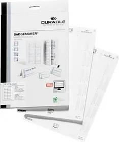 DURABLE Einsteckschilder für Namensschilder Badgemaker 7,4 x 3,4 cm, 280 St.