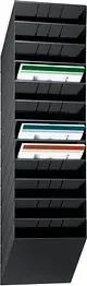 DURABLE Wandprospekthalter FLEXIBOXX schwarz DIN A4