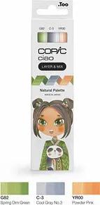COPIC® Ciao Natural Palette Layoutmarker-Set farbsortiert 1,0 + 6,0 mm, 3 St.