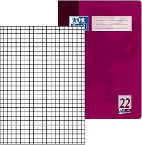 OXFORD Schulheft Lineatur 22 kariert DIN A4 ohne Rand, 16 Blatt
