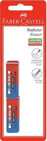 FABER-CASTELL Radiergummis rot/blau