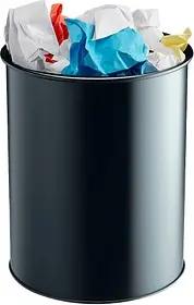 DURABLE Papierkorb 15,0 l schwarz