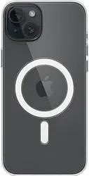 Apple Clear Case mit MagSafe Handy-Cover für Apple iPhone 15 Plus schwarz
