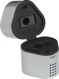FABER-CASTELL Dosenspitzer dreifach GRIP 2001 silber