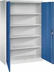 CP Stahlschrank C 2000 Acurado 9480-000 S10590 enzianblau, lichtgrau 120,0 x 50,0 x 195,0 cm, aufgebaut
