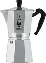 BIALETTI Moka Express 9 Espressokocher silber, 9 Tassen