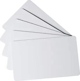 100 DURABLE DURACARD dünn Blanko-Plastikkarten weiß