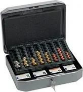 DURABLE Geldkassette 178257 EUROBOXX silber
