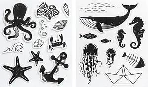 HEYDA Motivstempel-Set Maritim 10,0 - 55,0 mm