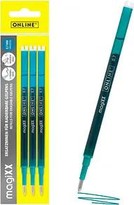 ONLINE® magiXX Gelschreiberminen türkis 0,7 mm 3 St.