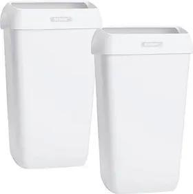2 KATRIN Mülleimer 50,0 l weiß