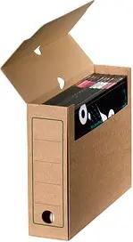 10 Cartonia Archivboxen braun 8,3 x 34,0 x 25,2 cm
