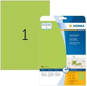 20 HERMA Etiketten 5151 grün 210,0 x 297,0 mm