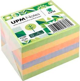 UPM Notes Springmix Haftnotizen doppelte Haftung farbsortiert, 6 Blöcke