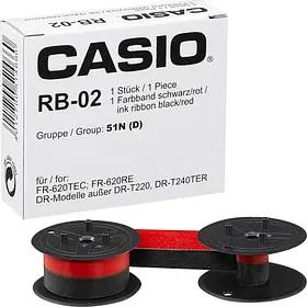 CASIO RB-02-2 (Gruppe 51) schwarz/rot Farbband