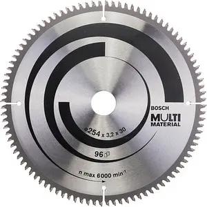 AKTION: BOSCH Multi Material Kreissägeblatt 254,0 mm, 96 Zähne mit Prämie nach Registrierung