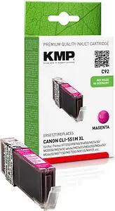 KMP C92  magenta Druckerpatrone kompatibel zu Canon CLI-551 XL M