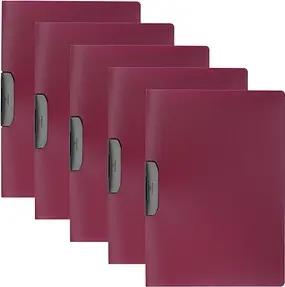 5 DURABLE Klemmhefter DURASWING  dunkelrot