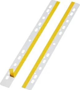 50 DURABLE Heftstreifen, selbstklebend FILEFIX® glasklar Kunststoff