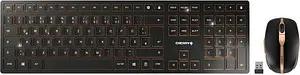 CHERRY DW 9100 SLIM Tastatur-Maus-Set kabellos schwarz, bronze