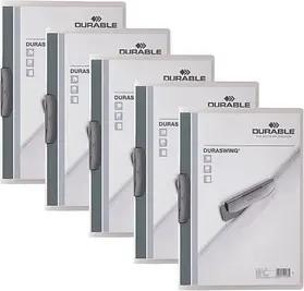 5 DURABLE Klemmhefter DURASWING  graphit
