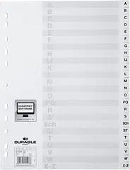 DURABLE Ordnerregister Vollformat A-Z weiß 24-teilig, 1 Satz