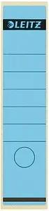 100 LEITZ Ordneretiketten 1640 blau für 8,0 cm Rückenbreite