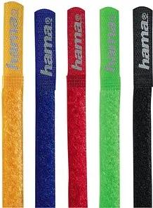 5 hama Klettkabelbinder farbsortiert