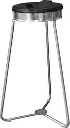 Müllsackständer 70,0 - 120,0 l schwarz, silber