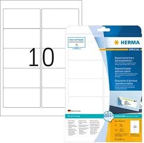 250 HERMA Adressetiketten 4349 weiß 96,0 x 50,8 mm