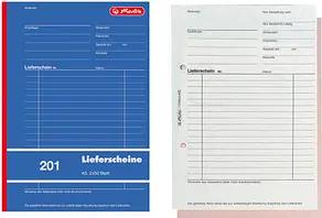 herlitz Lieferschein mit Empfangsschein Formularbuch 201