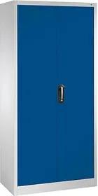 CP Stahlschrank C 2000 Acurado 9280-000 S10743 lichtgrau, enzianblau 93,0 x 50,0 x 195,0 cm, aufgebaut