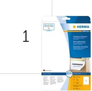 25 HERMA Etiketten 10021 weiß 210,0 x 297,0 mm