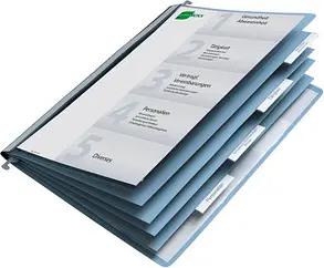 DURABLE Personalhefter Kunststoff blau 5 x kaufmännische Heftung
