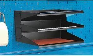 DURABLE Sortierstation schwarz mit 3 Fächer