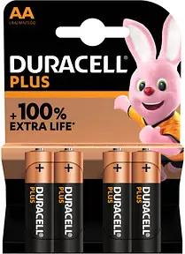 4 DURACELL Batterien PLUS Mignon AA 1,5 V