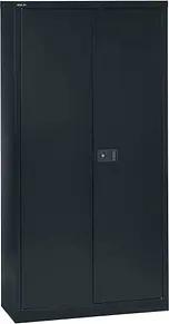 BISLEY Stahlschrank Universal E722A03633 schwarz 91,4 x 40,0 x 180,6 cm, aufgebaut