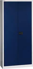 BISLEY Stahlschrank Universal E782A04505 lichtgrau, oxofordblau 91,4 x 40,0 x 195,0 cm, aufgebaut