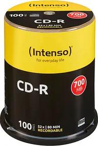 100 Intenso CD-R 700 MB