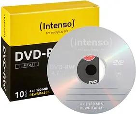 10 Intenso DVD-RW 4,7 GB wiederbeschreibbar