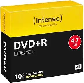 10 Intenso DVD+R 4,7 GB