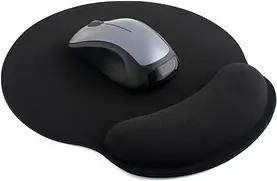 pavo Mousepad mit Handgelenkauflage schwarz