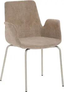 Mayer Besuchersessel myHELIOS hellbraun chrom Stoff