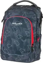 Walker Schulrucksack Campus EVO 2.0 Polygon Kunstfaser grau